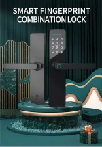 Tuya WIFI Electronic Lock Smart Door Lock Keyless Unlock with Password Biometric Fingerprint Lock Tuya APP Remote Unlock - Image 7