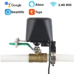 Tuya Smart WiFi Gas Valve Manually Open Valve Manipulator Control Home Automatically Shut-Off Gas Controller Work with Alexa