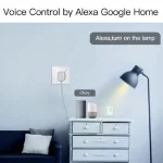 Wifi Wall Socket UK Standard Crystal Glass Panel Smart Socket Outlets Work With Tuya Google Home Alexa Timer APP - Image 2