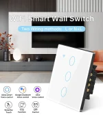 Tuya Smart Life Light Switch WiFi Touch Sensor Smart Switch App Remote Control No Neutral Wire 110V 220V For Alexa Google Home - Image 2