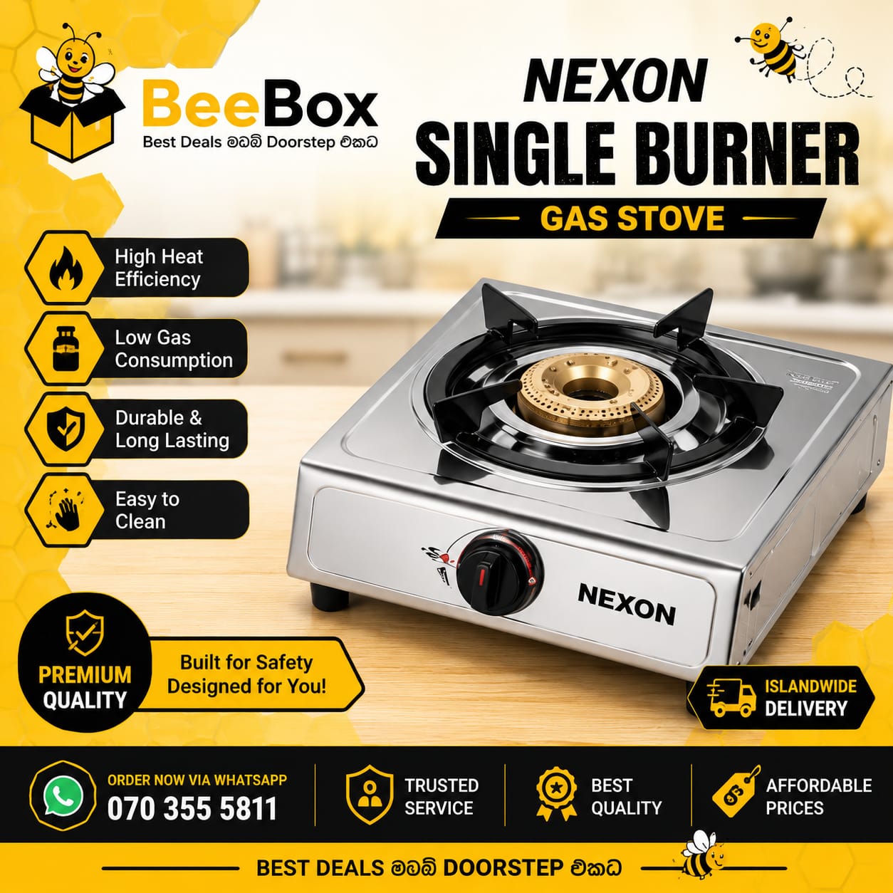 IMG-20260605-WA0003(1) Nexon Single Burner Gas Cooker - Image 1